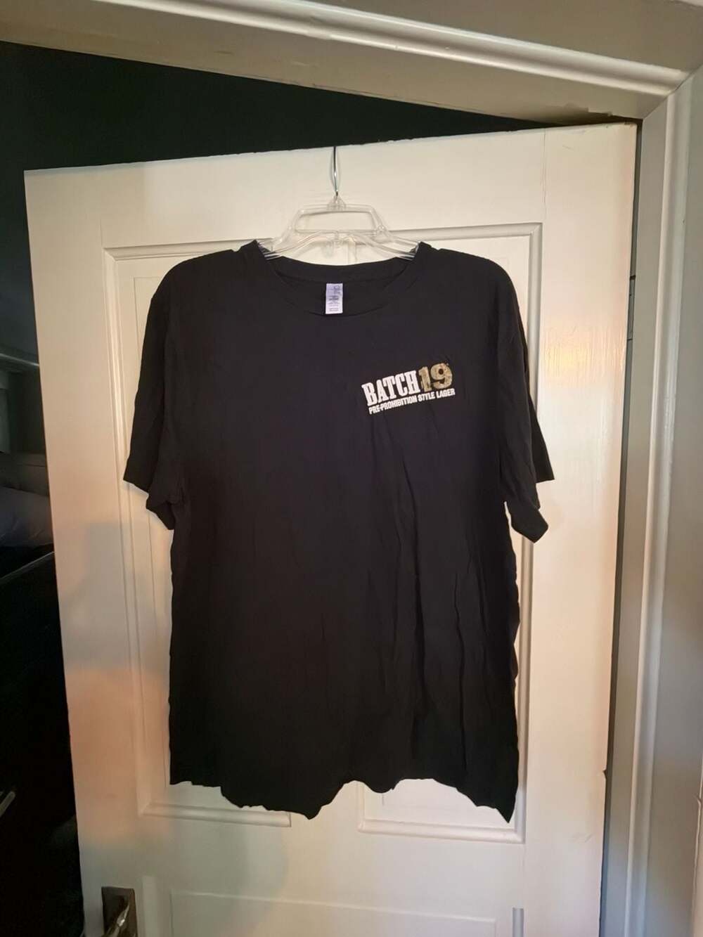 Canvas Batch 19 Pre-Prohibition Style Lager T-Shirt Size XLarge Black
